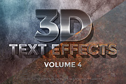 3D Text Effects Vol.4