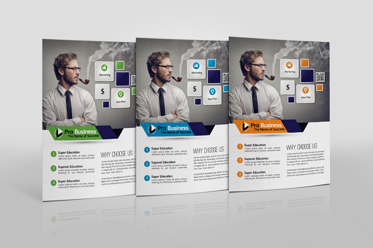 Advertisment Company Flyer Template in Flyer Templates - product preview 8