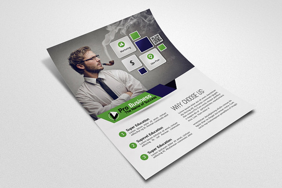Advertisment Company Flyer Template in Flyer Templates - product preview 1