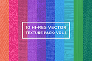 10 Hi-Res Vector Texture Pack: Vol 1