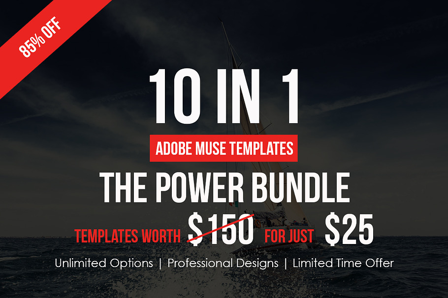 Adobe Muse Bundle - 10 Templates