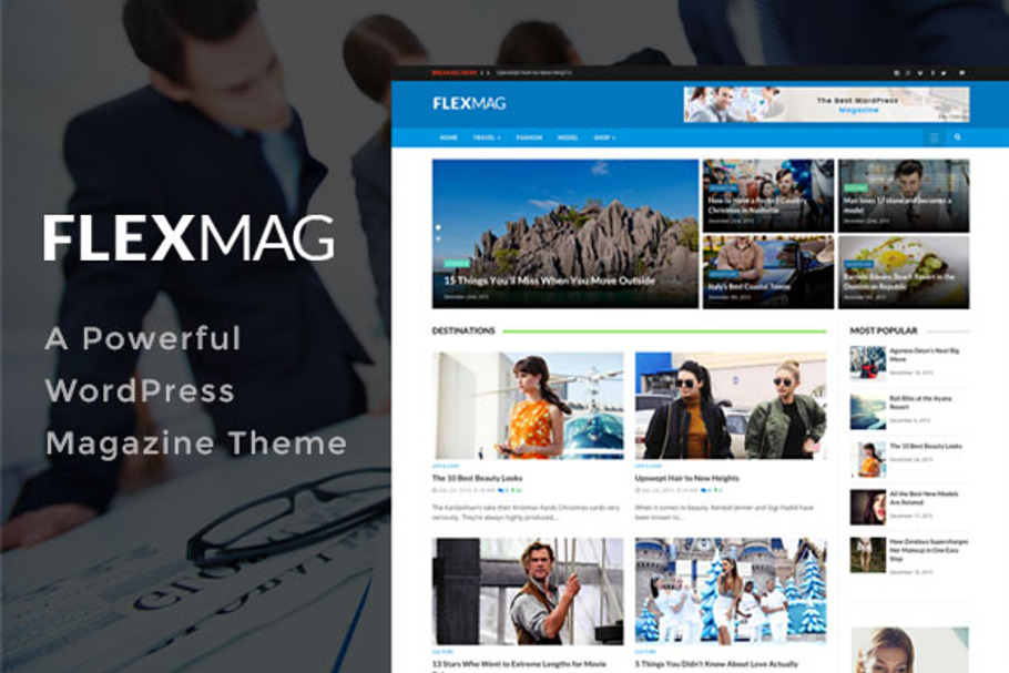 Flexmag - WordPress magazine Theme