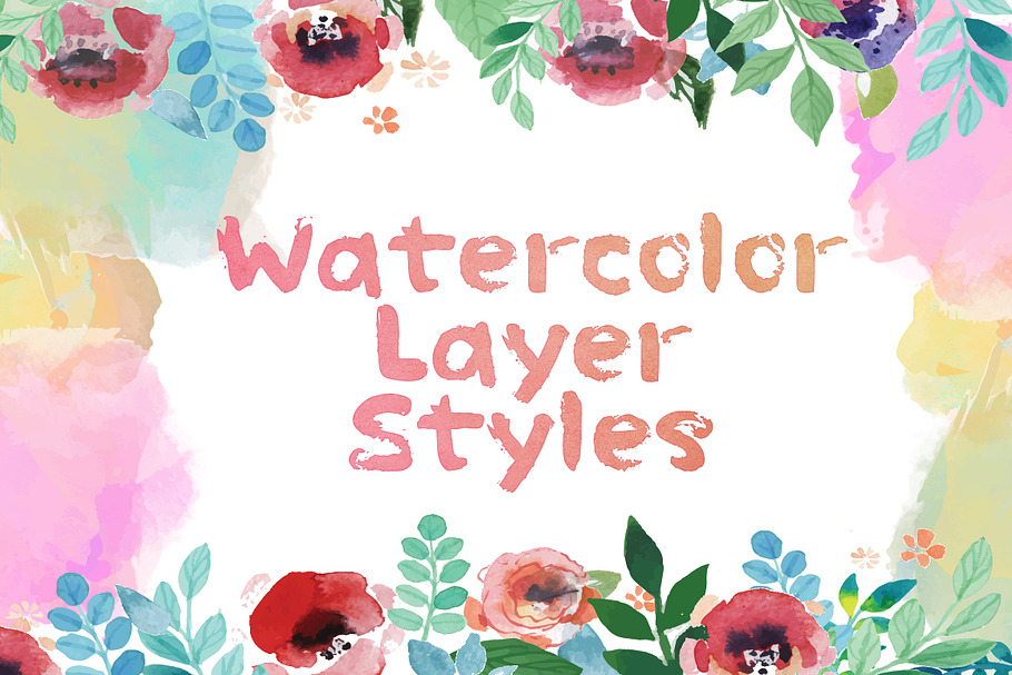 30 Watercolor Layer Styles in Photoshop Layer Styles - product preview 8