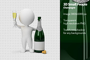 3D Small People - Champagne