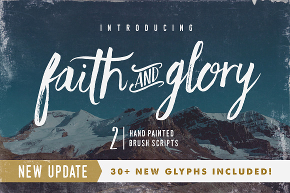 Faith & Glory in Cursive Fonts - product preview 4