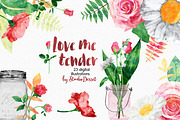 Love Me Tender - 23 illustrations
