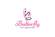 Butterfly - Beautiful Insect Logo