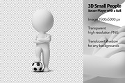 3D Small People - Soccer Player