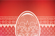 Easter egg card's design