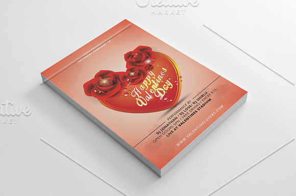 Valentine Special Party Flyer in Flyer Templates - product preview 2