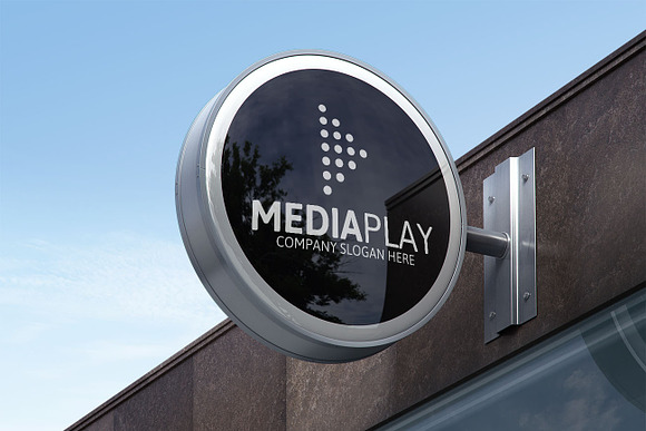 Media Play Logo in Logo Templates - product preview 3