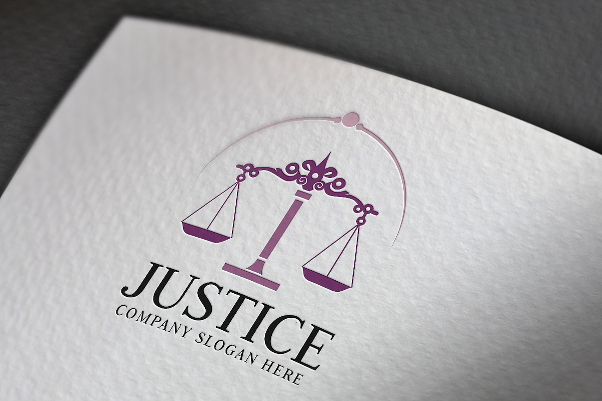 Justice Logo in Logo Templates - product preview 8