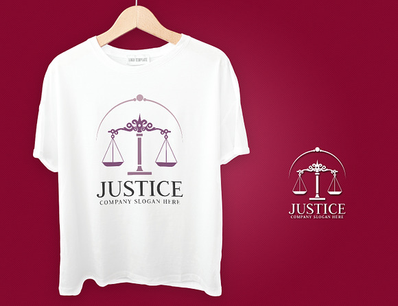 Justice Logo in Logo Templates - product preview 1