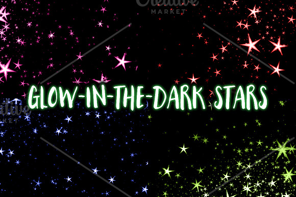 Starry Night Sky - Star Backgrounds in Patterns - product preview 2