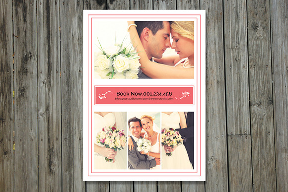 Wedding  Mini Session Template-V170 in Flyer Templates - product preview 1