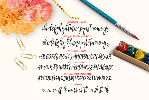 Be Smart script in Script Fonts - product preview 6