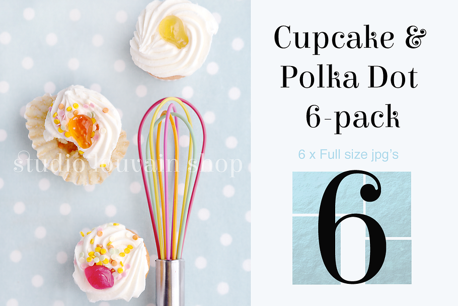 CUPCAKE PHOTO PACK (6) in Product Mockups - product preview 8