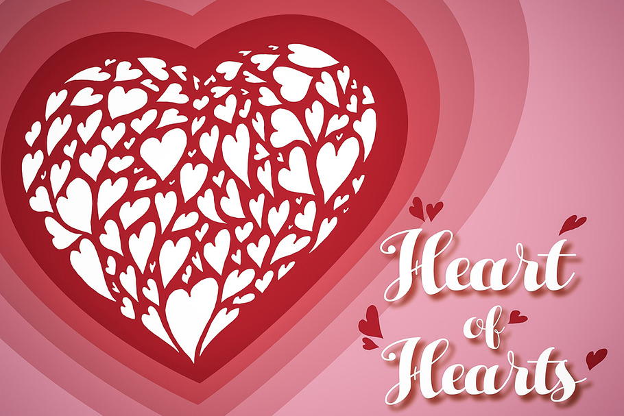 Heart of hearts vector [25% off]