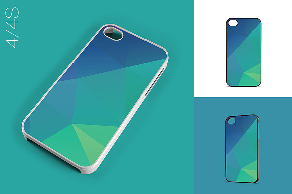 Phone Bundle - 2d Printing Cases in Product Mockups - product preview 1