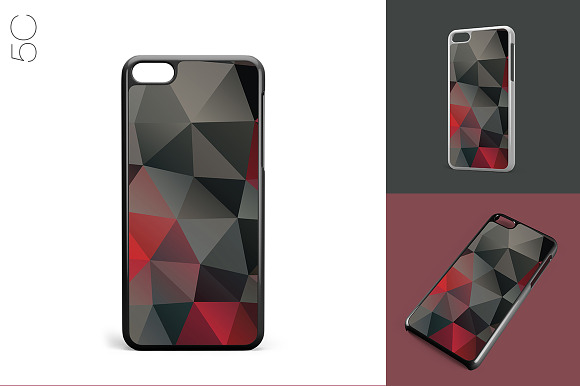 Phone Bundle - 2d Printing Cases in Product Mockups - product preview 5