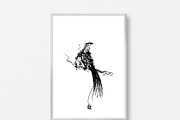 Bird Modern Digital Printable Art