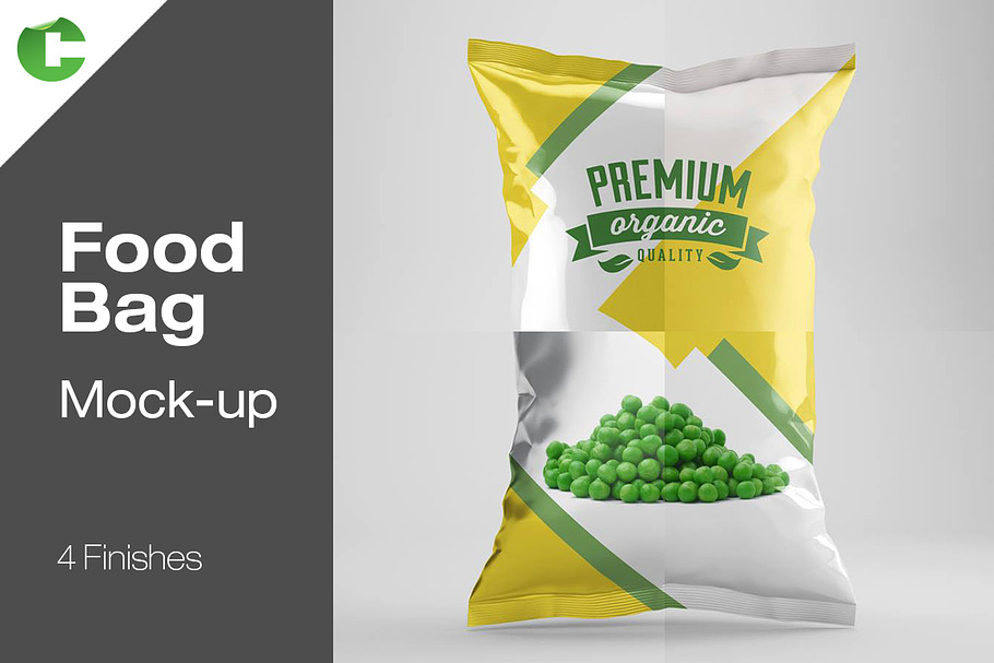 Food Bag - Mock-up in Product Mockups - product preview 8