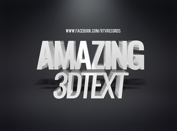 3D Text - Template in Photoshop Layer Styles - product preview 2