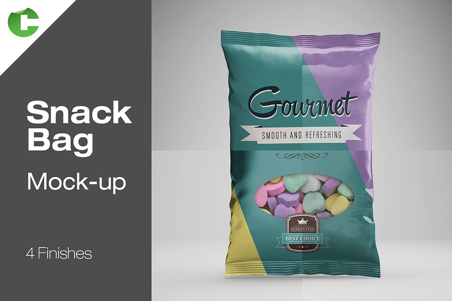 Snack Bag - Mock-Up in Product Mockups - product preview 8