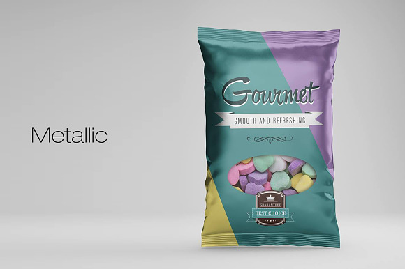 Snack Bag - Mock-Up in Product Mockups - product preview 4