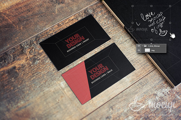 PSD Mockup Business Card CI 2 “C” in Print Mockups - product preview 1
