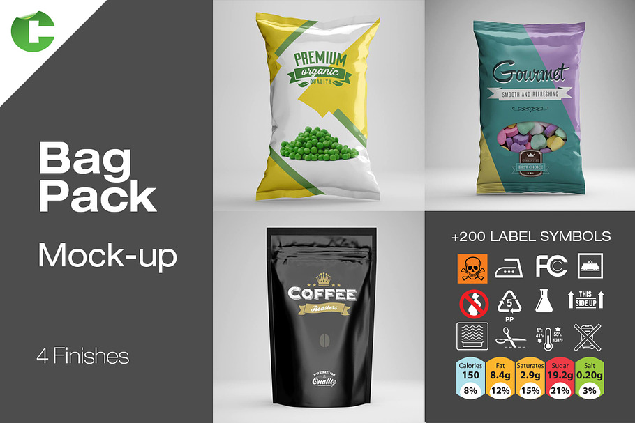 Bag Pack - Mock-Up in Product Mockups - product preview 8