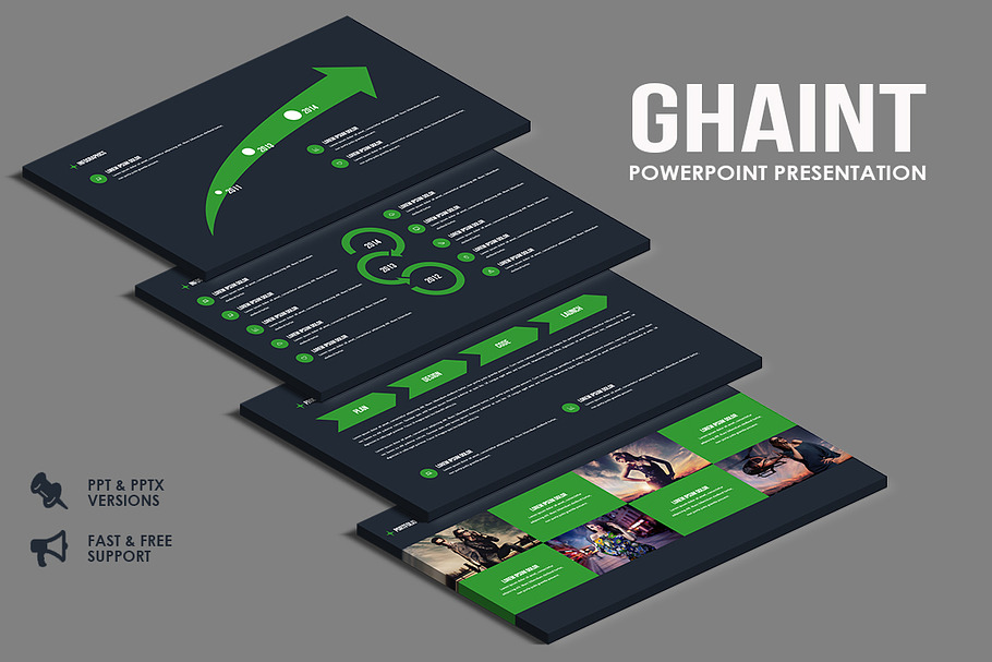 Ghaint Powerpoint Template in PowerPoint Templates - product preview 8