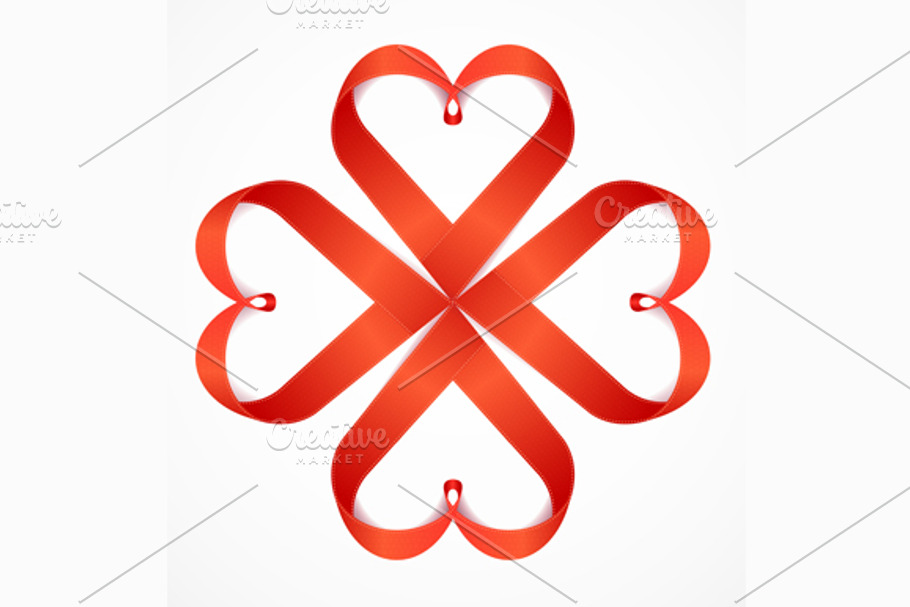 Red Valentine Heart. Vector in Illustrations - product preview 8