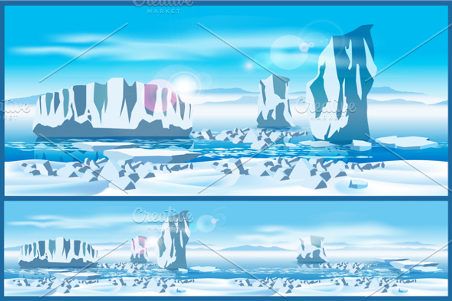 Arctic Landscapes in Illustrations - product preview 8