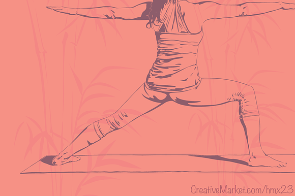 Yoga Set 1 | Vector in Illustrations - product preview 4
