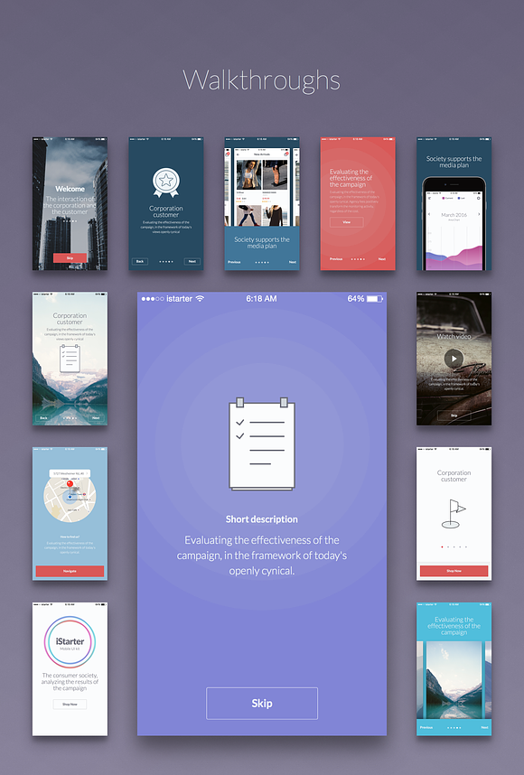 Kama - Mobile UI Kit in UI Kits and Libraries - product preview 1