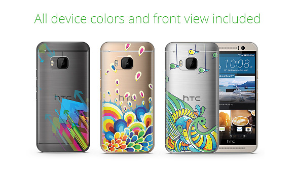 One M9 TPU Case UV Print Mock-up in Product Mockups - product preview 1
