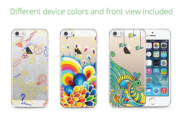 iPhone 5-5S TPU Case UV Print Mockup in Product Mockups - product preview 1