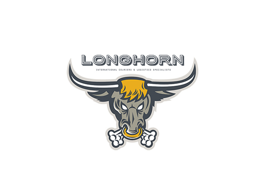 Longhorn Couriers and Logistics Spec in Logo Templates - product preview 8