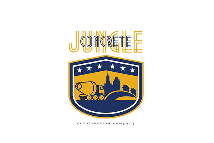 Concrete Jungle Construction Logo in Logo Templates - product preview 8