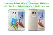 Galaxy S6 TPU Case UV Print Mock-up