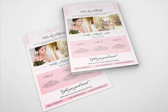 Wedding Photography Pricing -V175 in Flyer Templates - product preview 1