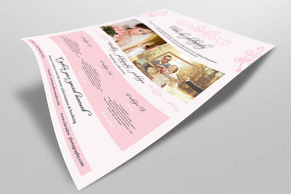 Wedding Photography Pricing -V175 in Flyer Templates - product preview 2