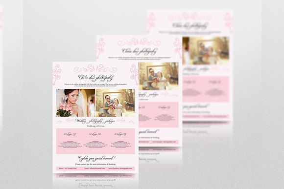 Wedding Photography Pricing -V175 in Flyer Templates - product preview 3