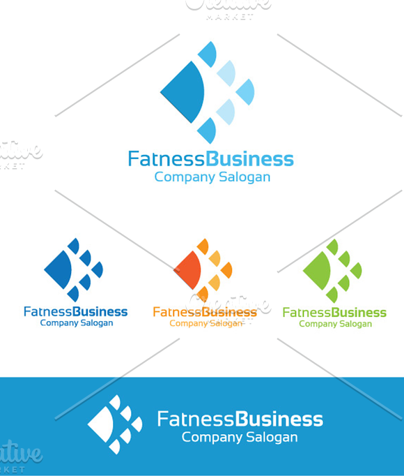 Fatness Business in Logo Templates - product preview 2