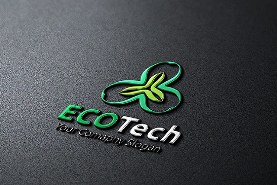 Eco Tech in Logo Templates - product preview 8