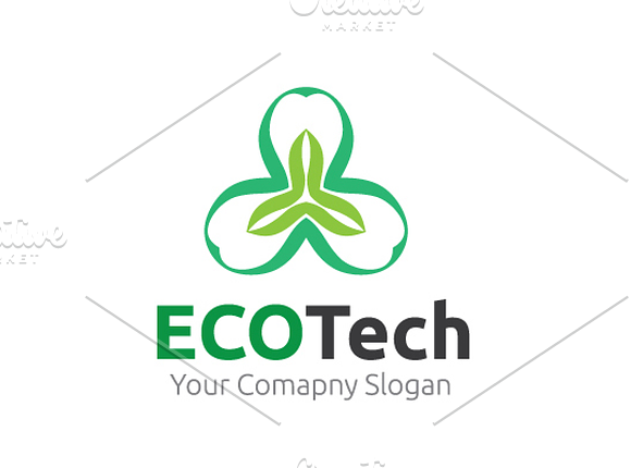 Eco Tech in Logo Templates - product preview 3