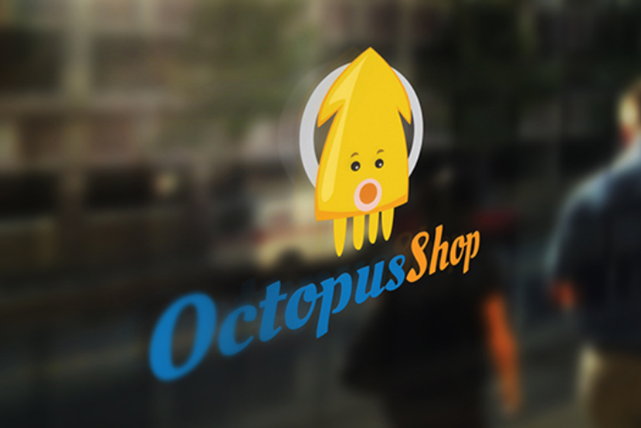 Octopus Shop in Logo Templates - product preview 8