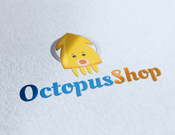 Octopus Shop in Logo Templates - product preview 1