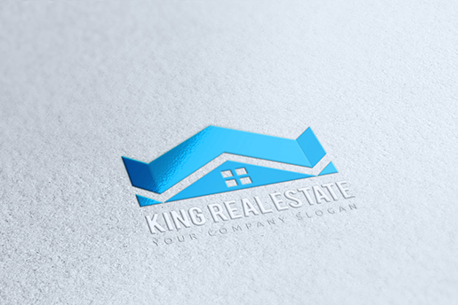 King Real Estate in Logo Templates - product preview 8